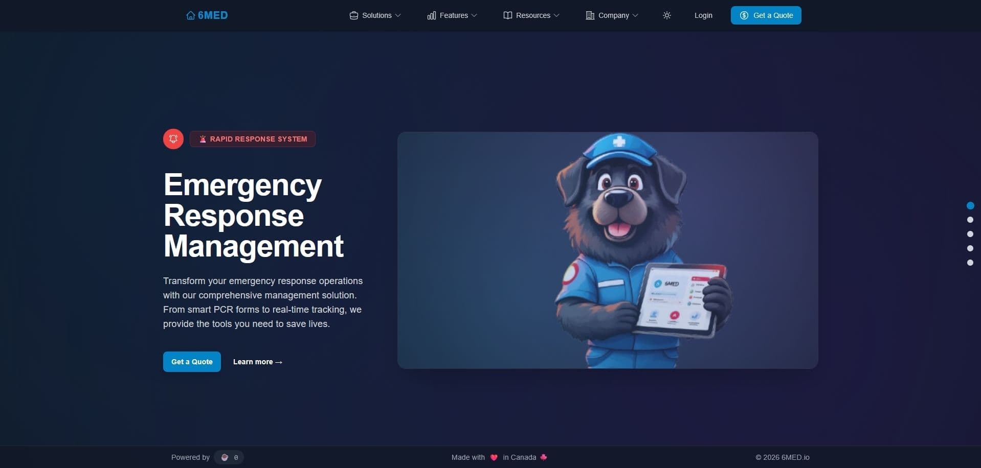 6MED - Emergency Response Management System
